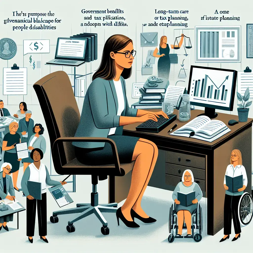 Image that represents the author Julia Thompson, a renowned blogger specializing in Financial Planning for People with Disabilities